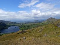 Blick zum Glenmore Lake vom Healy Paß - Ring of Beara, Co. Kerry